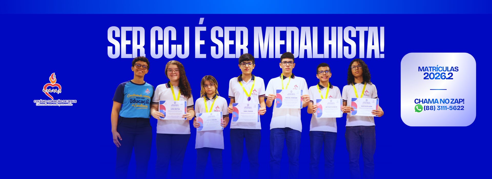 SER CCJ É SER MEDALHISTA